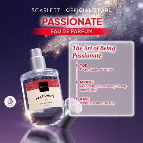 Jual Scarlett Whitening Eau De Parfum Passionate Shopee Indonesia