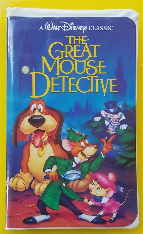 Vintage Vhs Walt Disney S The Great Mouse Detective Black Diamond The Classics 12257942033 Ebay