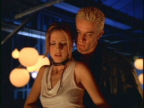 In Dead Things The Scene When Spike Slide His Hand On Buffys Leg On