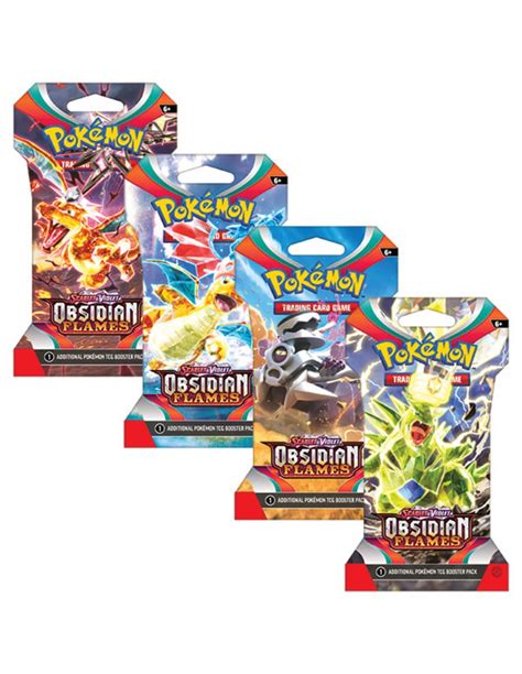 Pokemon Scarlet And Violet 3 Obsidian Flames Sleeved Booster Χόμπυ