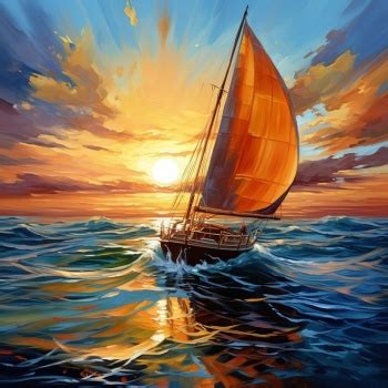 Solve Sailboat At Sunset Jigsaw Puzzle Online With Pieces