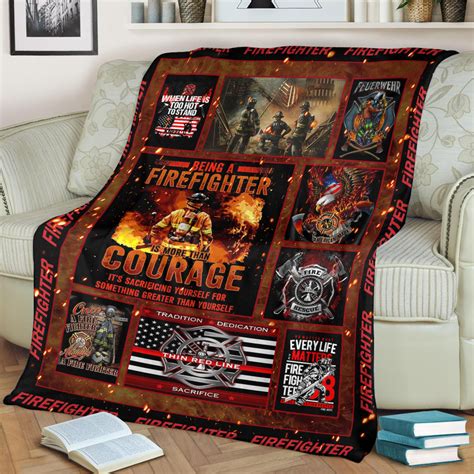 Blanket Firefighter Once A Firefighter Always A Firefighter