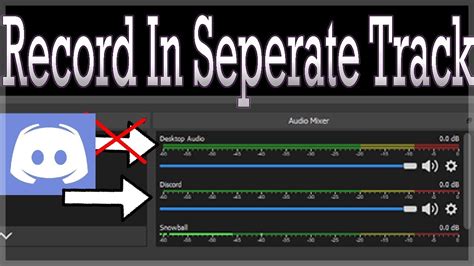 How To Split Audio Tracks In Obs Studio Discord Skype Teamspeak Game