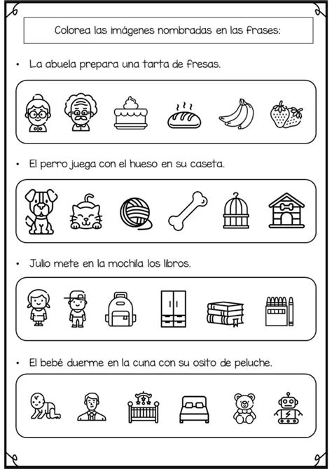 Comprensi N Lectora Lee Y Colorea Profe Social