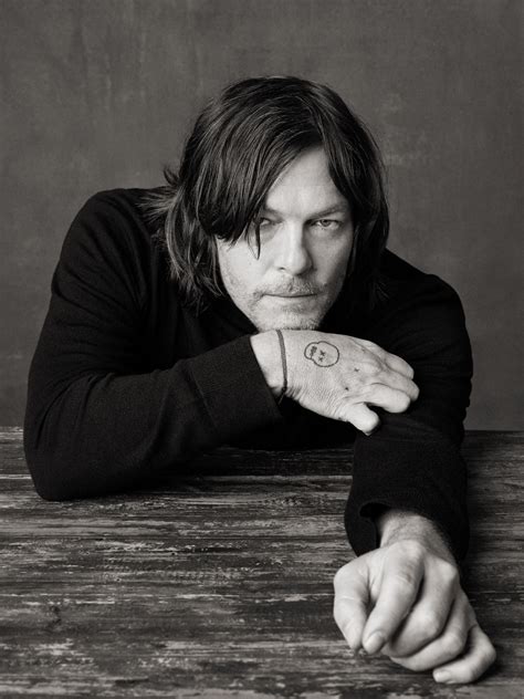 Norman Reedus Photo Shoot Black And White