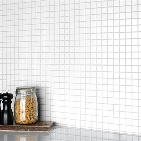 Merola Tile Metro Square Matte White 10 34 X 11 34 Porcelain Floor