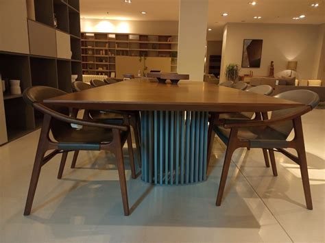 Mesa De Jantar Serpentina 3 M Nogueira D Lider Interiores Loja