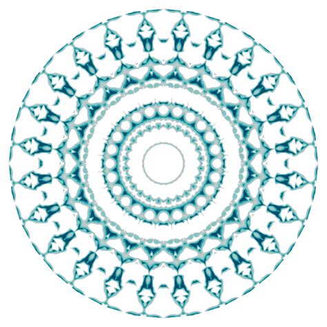 Circular Pattern In The Form Of A Mandala Png