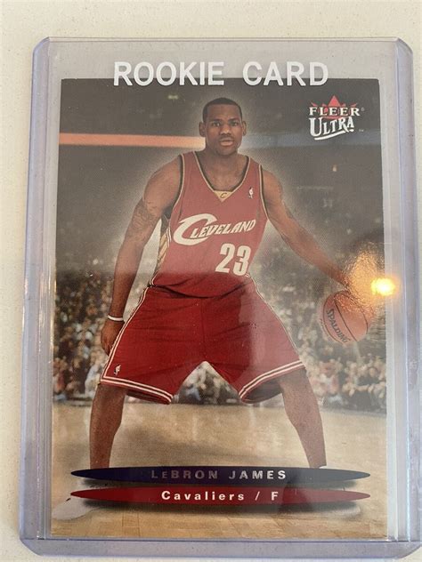 Lebron James Rookie Card Fleer