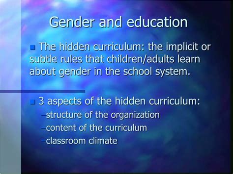 Ppt Gender And Education Powerpoint Presentation Free Download Id3758176