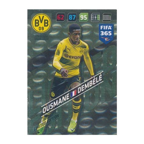 Fifa 365 Cards 2018 LE2 Ousmane Dembele Limited Edition 4 99