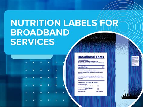 Nutrition Labels For Broadband Services Ipv4 Global