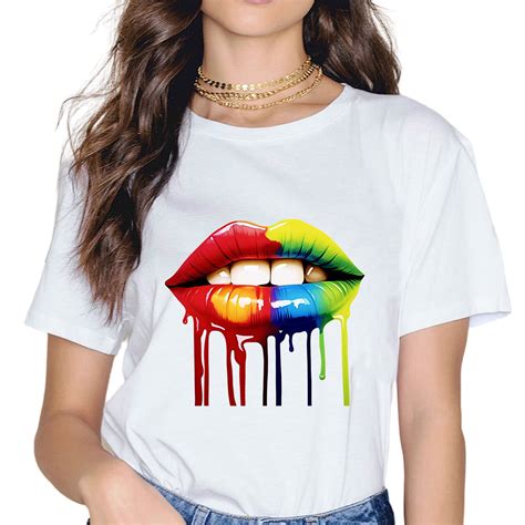 Lgbt Rainbow Lip Pride Month Lgbtq T Shirt