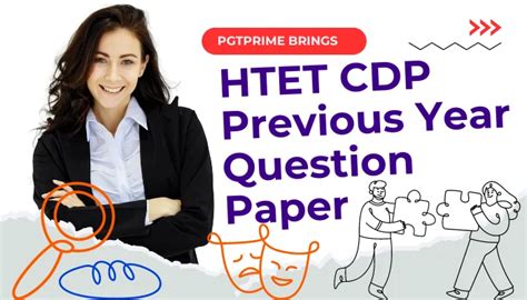 Htet Cdp Previous Year Question Paper 2021 2022 2023 Specifically