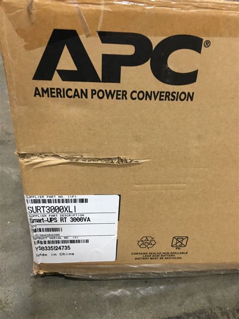 APC SURT3000XLI Smart-UPS RT 300VA Power Supply, SURT3000XL I, 124691 ...