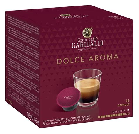 3 Astucci Con 16 Capsule Dolce Aroma Garibaldi Capsule Compatibili Con