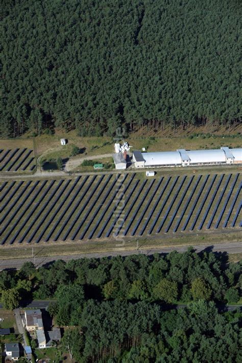 Fürstenberg Havel aus der Vogelperspektive Solarpark bzw