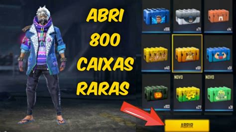 GASTANDO 11 000 DIAMANTES EM CAIXAS NO FREE FIRE ABRINDO 800 CAIXAS