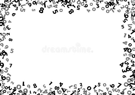 Abstract Math Number Background. Vector Illustration Stock Vector ...