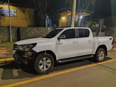 PM Recupera Hilux Roubada Na Noite De Sexta Feira Em Bandeirantes Na