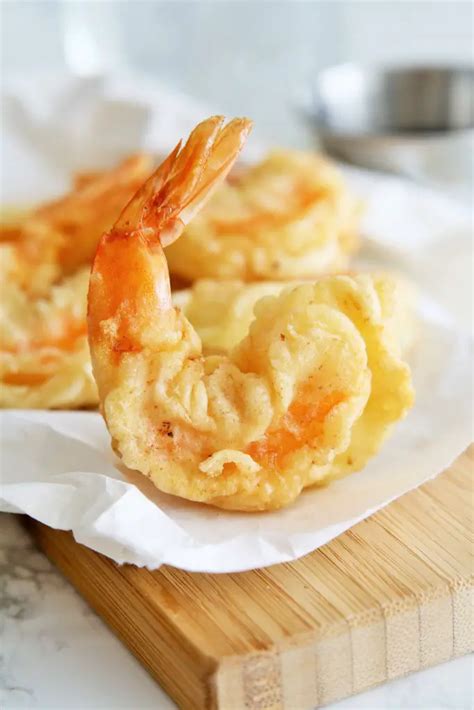 Shrimp Tempura with Sesame Soy Dipping Sauce - The Tasty Bite