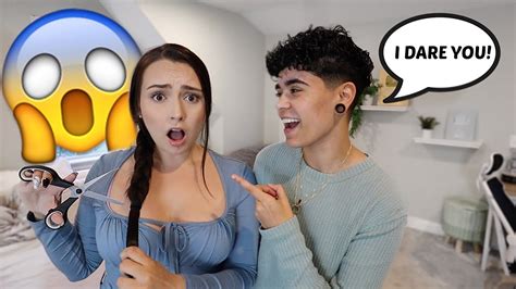 I Dare You Challenge With Girlfriend Gone Too Far Youtube