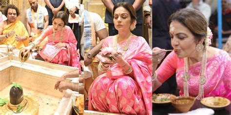 बेटे की शादी का कार्ड लेकर Nita Ambani पहुंची बाबा विश्वनाथ के दरबार