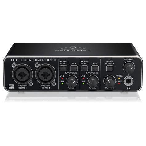 Behringer U PHORIA UMC202HD USB Audio Interface Na Gear4Music