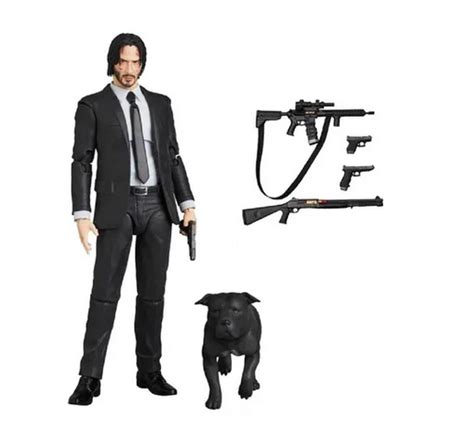 Encontre Boneco John Wick Keanu Reeves Cm Mafex Chapter Dangos