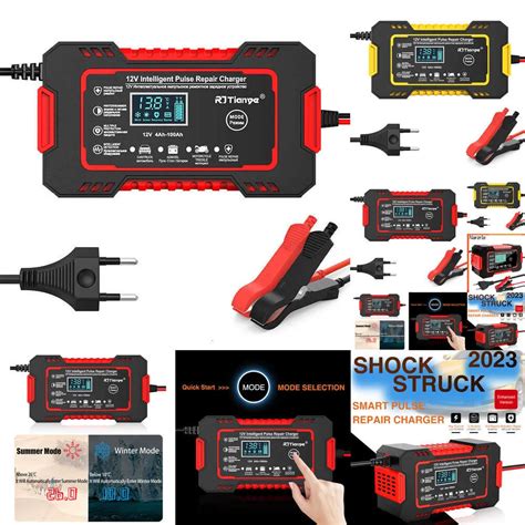 Cargador De Bater A De Autom Vil V Pulse Reparaci N Lcd