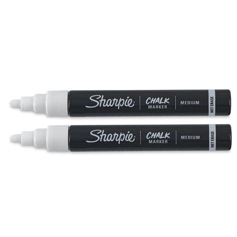 Sharpie Chalk Marker Wet Erase Markers White 2 Count