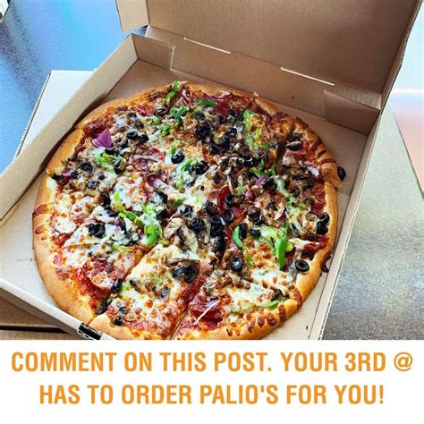 Palio S Pizza Cafe Menu In Sherman Texas Usa