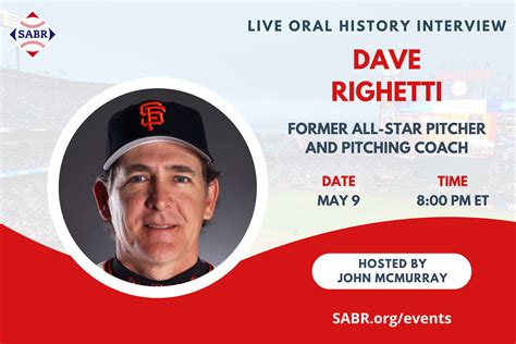 SABR Live Oral History Interview: Dave Righetti – Society for American ...