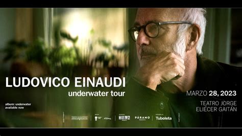 Underwater Tour la gira que traerá al pianista Ludovico Einaudi