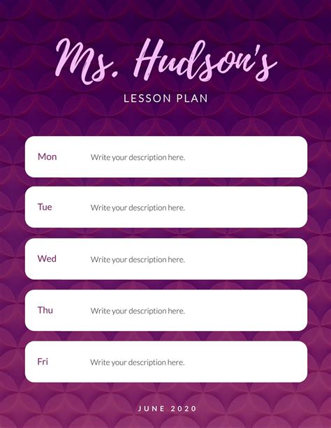 29 Lesson Plan Templates for Teachers & Online Instructors