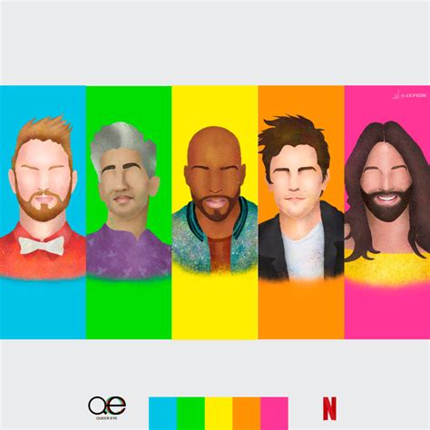 The Fab Five From Netflixs Queer Eye Domestika