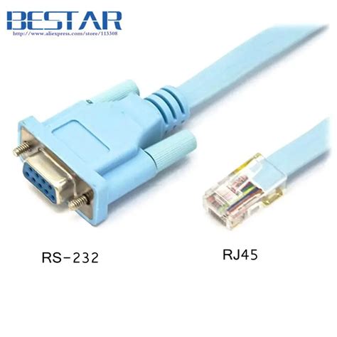 RS 232 DB9 RS232 Auf RJ45 RJ 45 Serielle Netzwerk Router modem Konsole ...