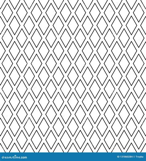 Seamless Diamonds Pattern Stock Vector Illustration Of Latticed