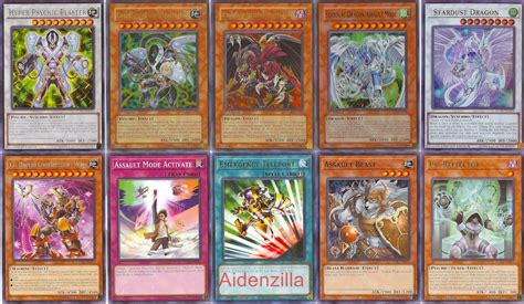 Yugioh Assault Mode Deck Red Dragon Archfiend Stardust Psi Reflector