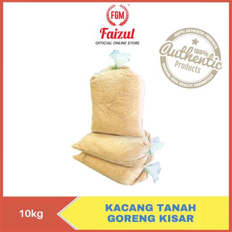 Kacang Tanah Goreng Kisar Kg Tumbuk Hancur Faizul Roasted Groundnut