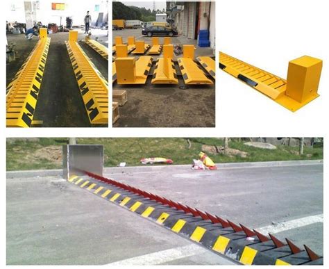 China Automatic Tyre Killer Spike Vehicle Barrier For Vehicle Access