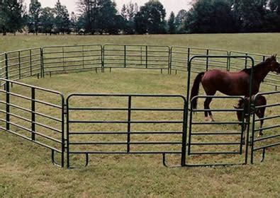 Horse Corral Panels with Galvanized Round, Square and Oval Pipe