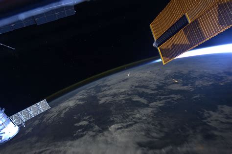 Meteor Shower Viewed From the Space Station