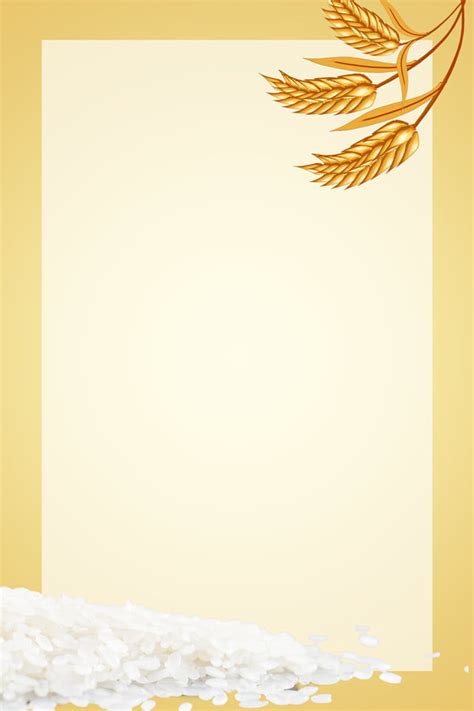 Elegant Rice Packaging Poster Background Template Wallpaper Image For ...