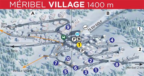 Ski Blanc Meribel Chalet Holidays How To Navigate Your Way Around