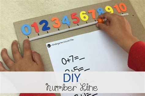 DIY Number Line Tool for Easy Counting