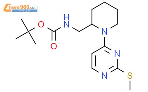 1 2 甲基硫代嘧啶 4 基哌啶 2 基甲基氨基甲酸叔丁酯「cas号：1420985 44 9」 960化工网