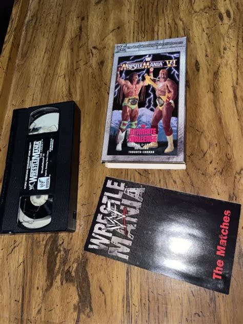 1997 Wrestle Mania Wrestling VHS Video Tape Hulk Hogan