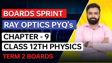 Ray Optics Important Derivations And PYQ S I VVIP Questions Class 12th