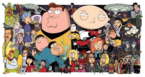 The Geeky Nerfherder: Cool Art: Family Guy Meets Star Trek by Mick Cassidy